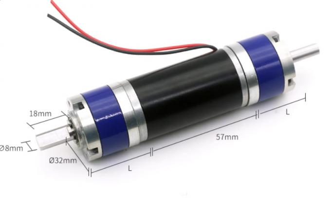 24V hộp số hành tinh hai đầu mô-men xoắn cao PG32-31ZY-PG 24V Micro DC Motor 2