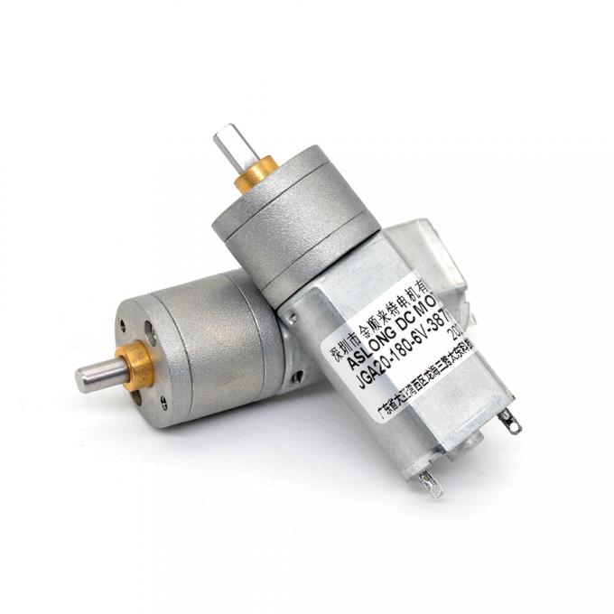 12V DC Reduction Micro Motor JGA20-180 Micro DC Reduction Motor Magnet vĩnh viễn tốc độ thấp 9