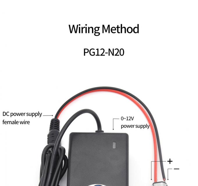 12V Micro High-Speed Brush DC Electric Gearbox PG12-N20 Máy gia công giảm tốc DC 12mm chất lượng cao 11