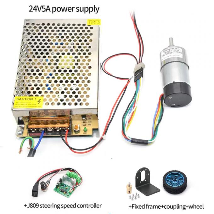 Động cơ bánh răng trục lệch tâm có mô-men xoắn cao 1600 vòng / phút 37mm Bảo vệ nắp bộ mã hóa Hall 11