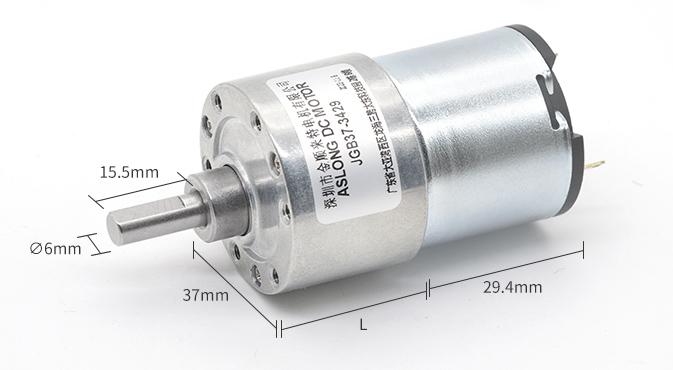 JGB37-3429 12V/24V Brush DC Motor 12V Robot thông minh Brush DC Motor 24v động cơ bánh răng 0