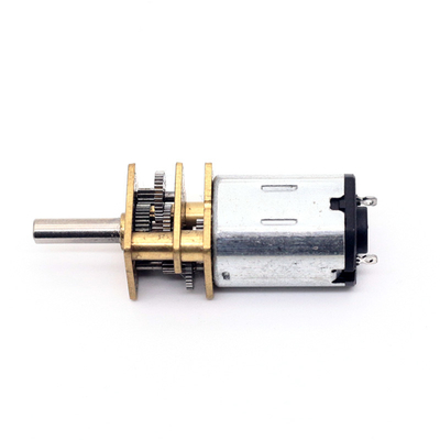 Động cơ điện nhỏ 6v Gearbox giảm 210: 1 DC Động cơ giảm kim loại nhỏ 6V 71RPM