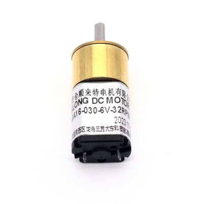 ASLONG JGA16-030 15.5mm 6V 26-800RPM DC Brushed Reduction Motor mô-tô chuyển động kim loại nhỏ với động cơ chuyển động dc