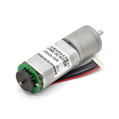 Động cơ bộ mã hóa nhỏ Dc Gear JGA20-180B 12V 258RPM 1:31 Micro Motors Encoder Dc Motor Brush