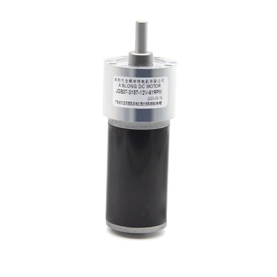 Động cơ gia tốc hộp số nhỏ Micro JGB37-3157 24V 61RPM 1:131 Gear tốc độ thấp Tiếng ồn thấp Micro Motor Dc