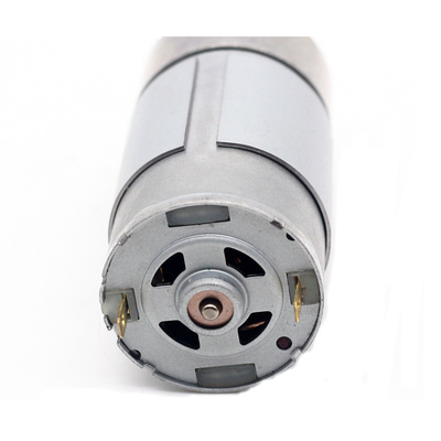 Động cơ bánh răng hành tinh siêu nhỏ có mô-men xoắn cao Động cơ DC 24V 6000RPM với dây dẫn Dia 37mm