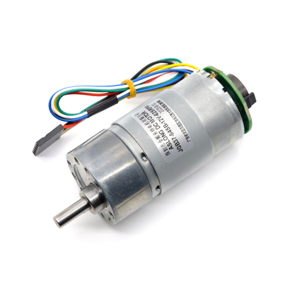 2000 RPM Động cơ bánh răng giảm tốc độ kim loại Mô-men xoắn cao 24V DC với bộ mã hóa