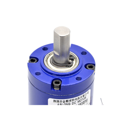 Mô-men xoắn cao 90 vòng / phút Động cơ bánh răng hành tinh không chổi than 12V 24V Low Nosie