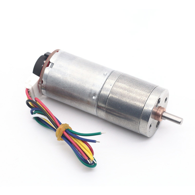 6v 12v 25mm Đánh răng DC Động cơ mã hóa JGA25-370B mô-men xoắn cao 25mm Đánh răng DC Động cơ