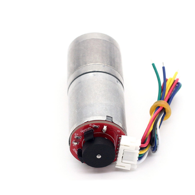 6v 12v 25mm Đánh răng DC Động cơ mã hóa JGA25-370B mô-men xoắn cao 25mm Đánh răng DC Động cơ