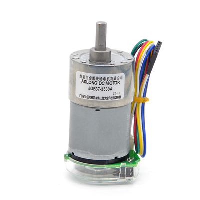 Bộ mô-men xoắn cao 24V 59RPM JGB37-3530A Bộ mô-men xoắn cao Tốc độ thấp DC Gear Động cơ điện 37mm