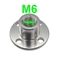 M6 Khớp nối mặt bích trục ren M6 Đường kính 6mm Rosh đã được phê duyệt