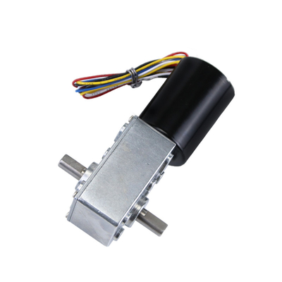 Động cơ bánh răng DC không chổi than trục kép Worm 12v 24v D Loại 470 vòng / phút